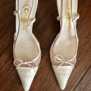 Vintage Chanel Slingback Heels